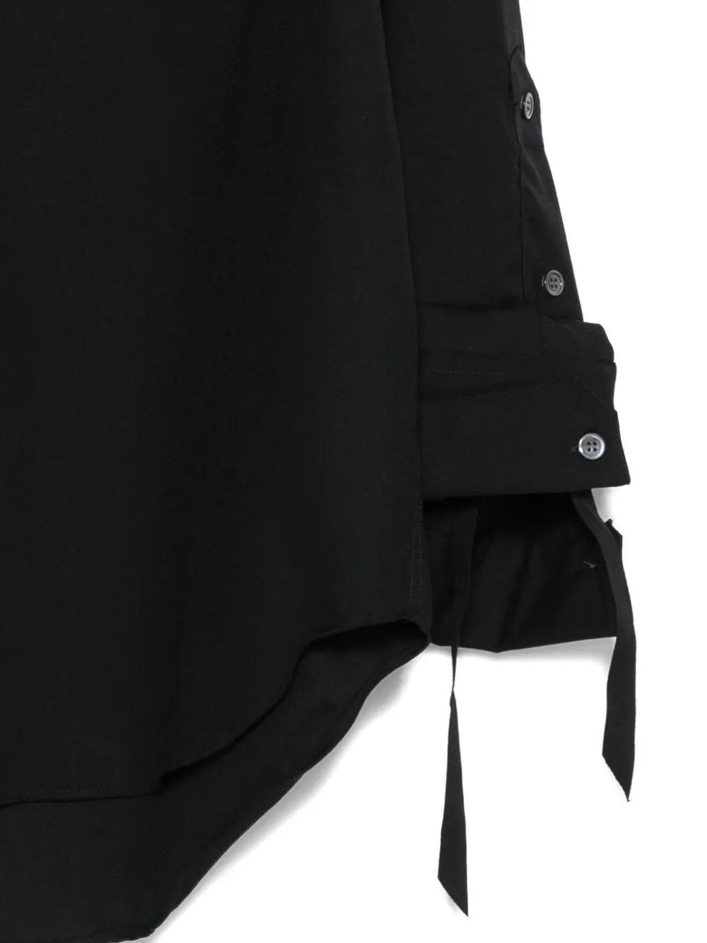 marina yee M.Y. shirt met knopen Shirt 1 shirt met knopen Zwart