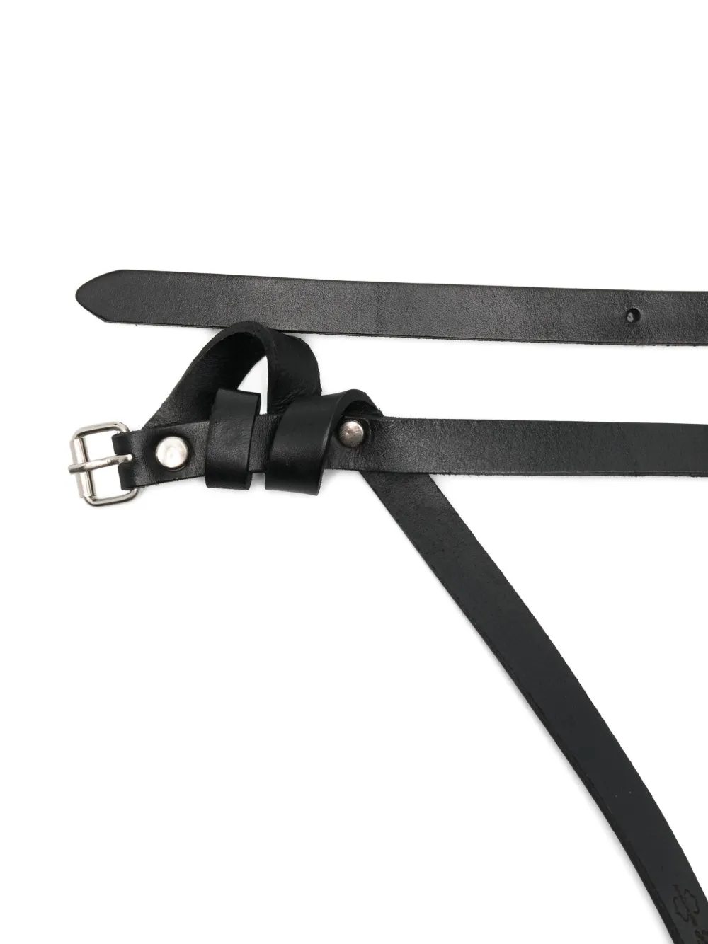 Marina Yee Origami 15mm Belt In Black