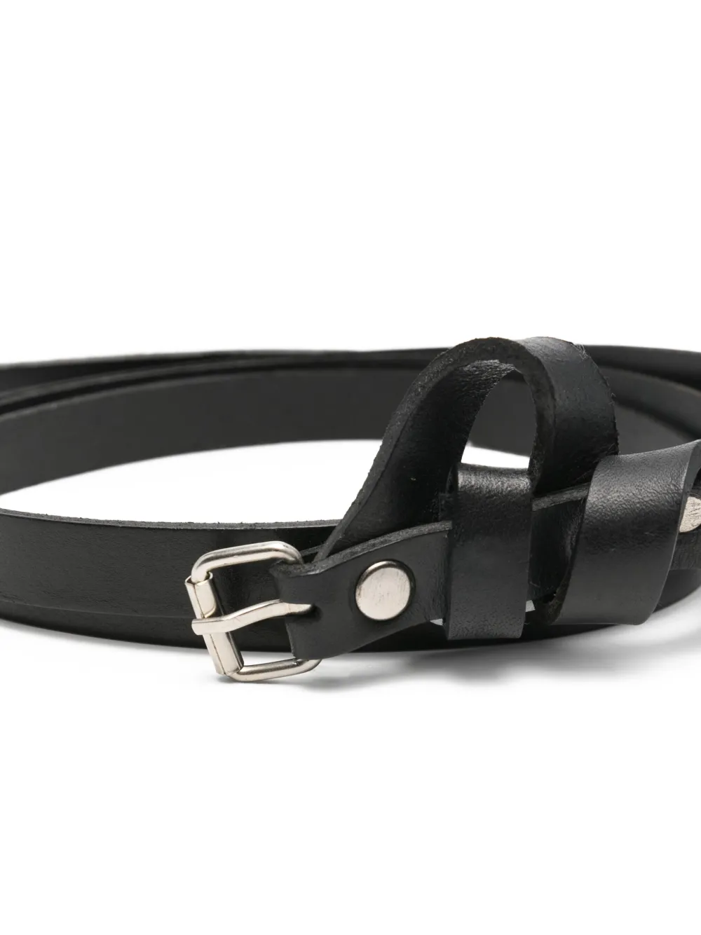 Marina Yee Origami 15mm Belt In Black