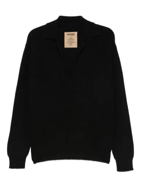 Uma Wang knitted polo top