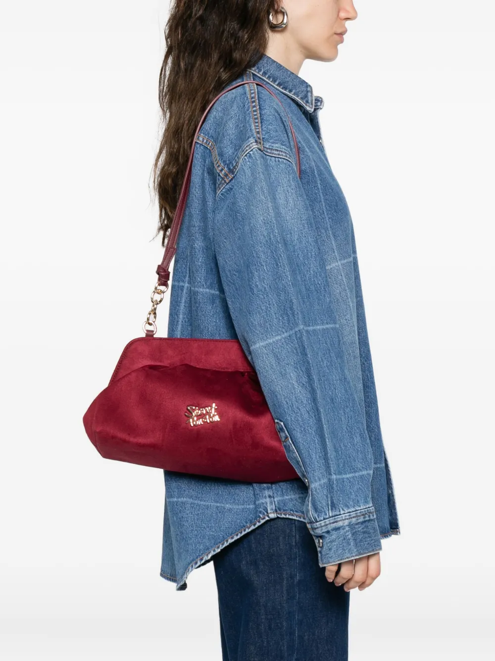 Secret Pon Pon medium Margaret clutch bag | Image 2
