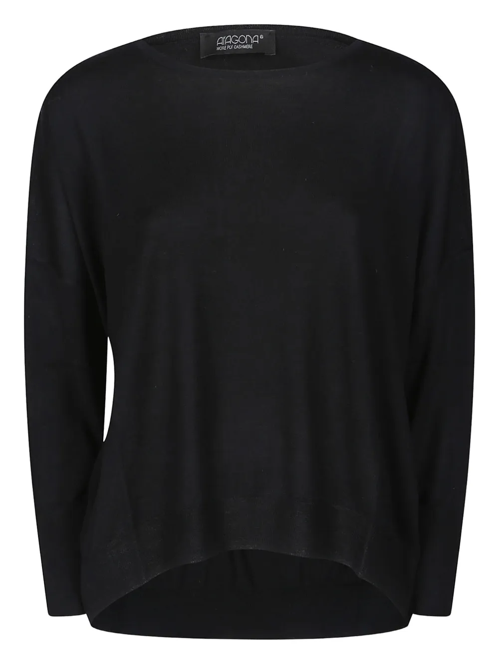 Aragona boat-neck wool jumper | Black | Image 1