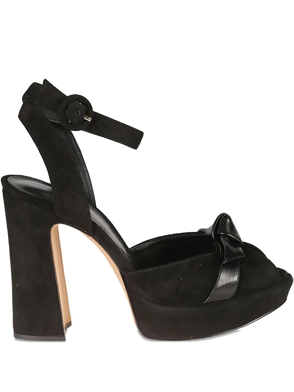 Alexandre Birman 120mm bow-detail platform sandals Black