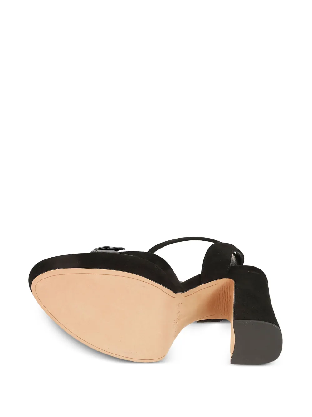 Alexandre Birman 120 mm sandalen met plateauzool en strikdetail Zwart