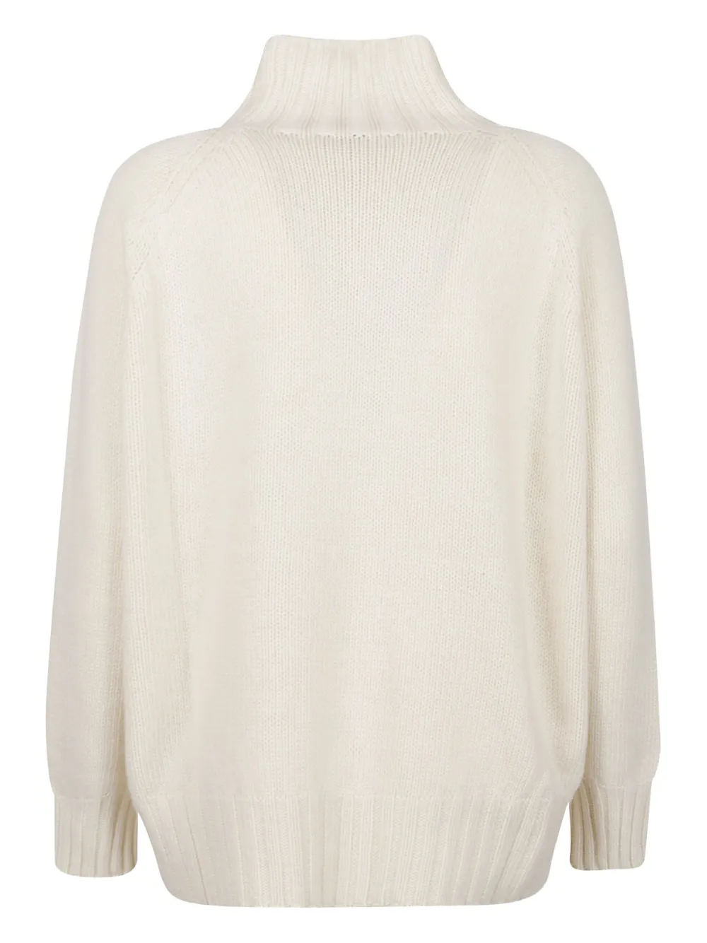 Aragona Funnel-neck Cashmere Sweater In Neutral