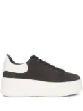 Ash platform leather sneakers - Black
