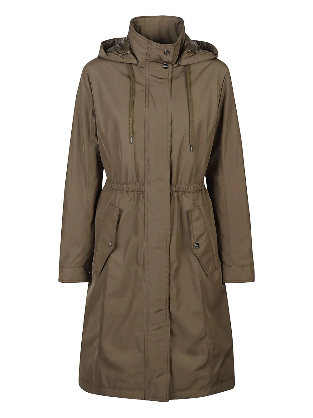 Herno hooded drawstring coat | Green | Image 1