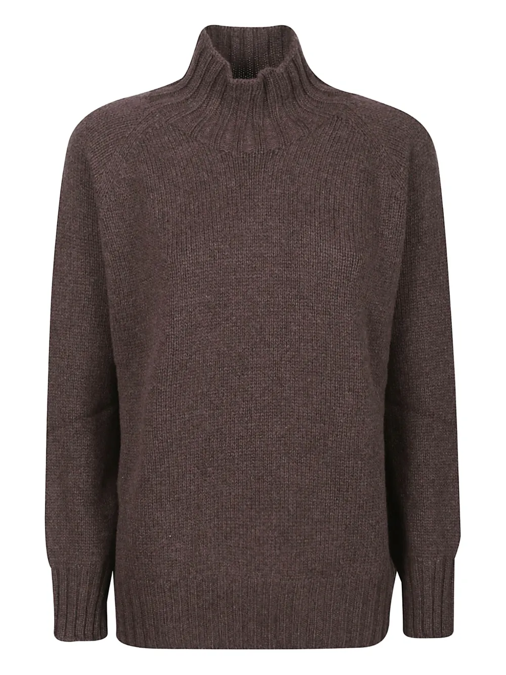 Aragona high-neck cashmere sweater | Brown | Image 1