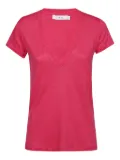IRO V-neck linen T-shirt - Pink