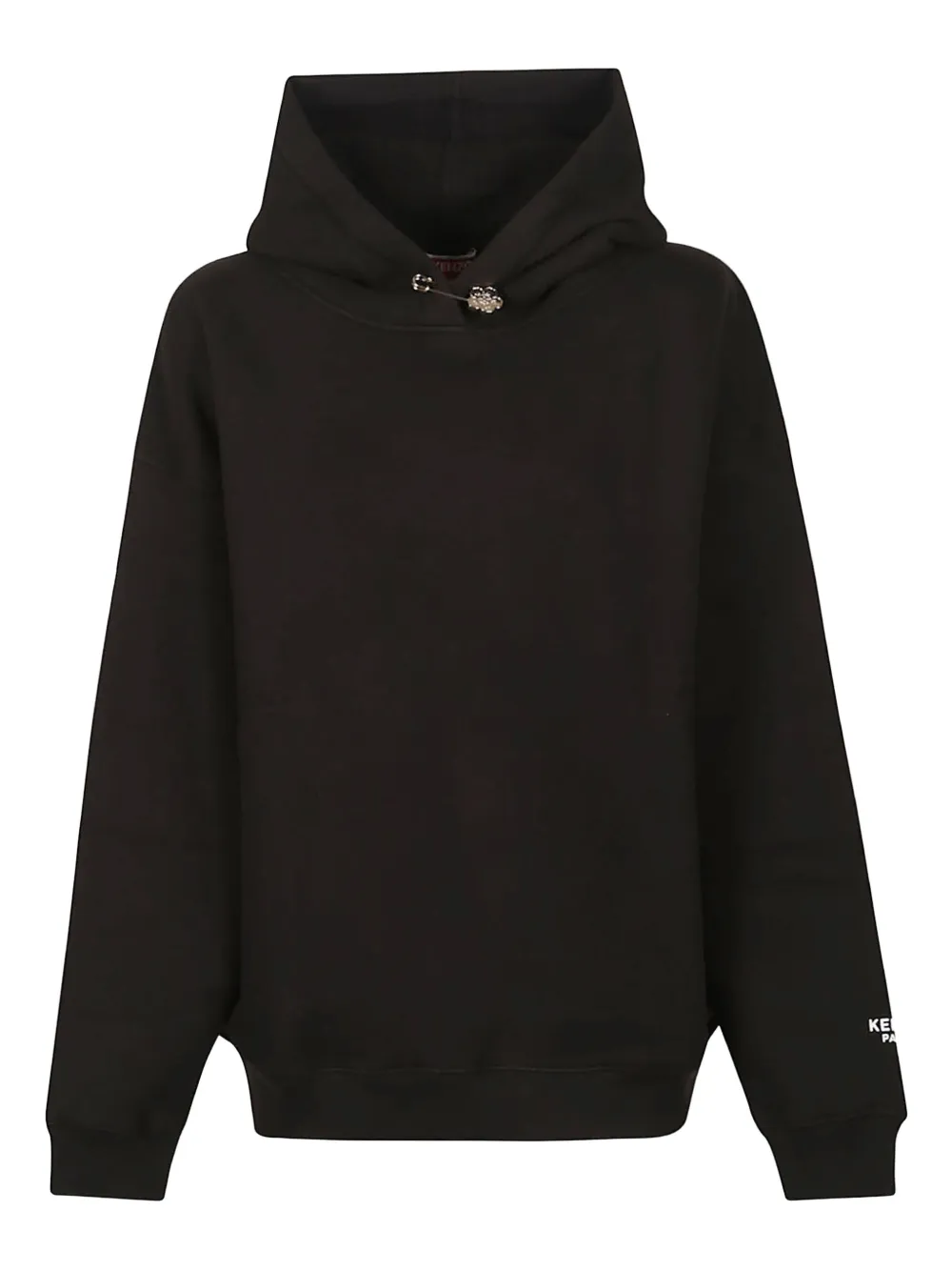 Kenzo pin-detail hoodie | Black | Image 1