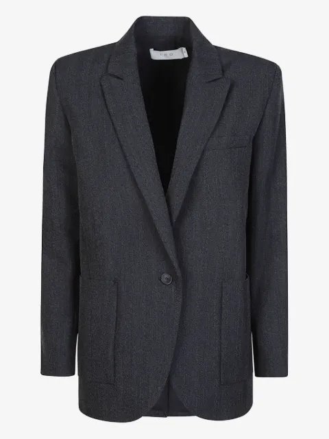 IRO blazer en laine à simple boutonnage