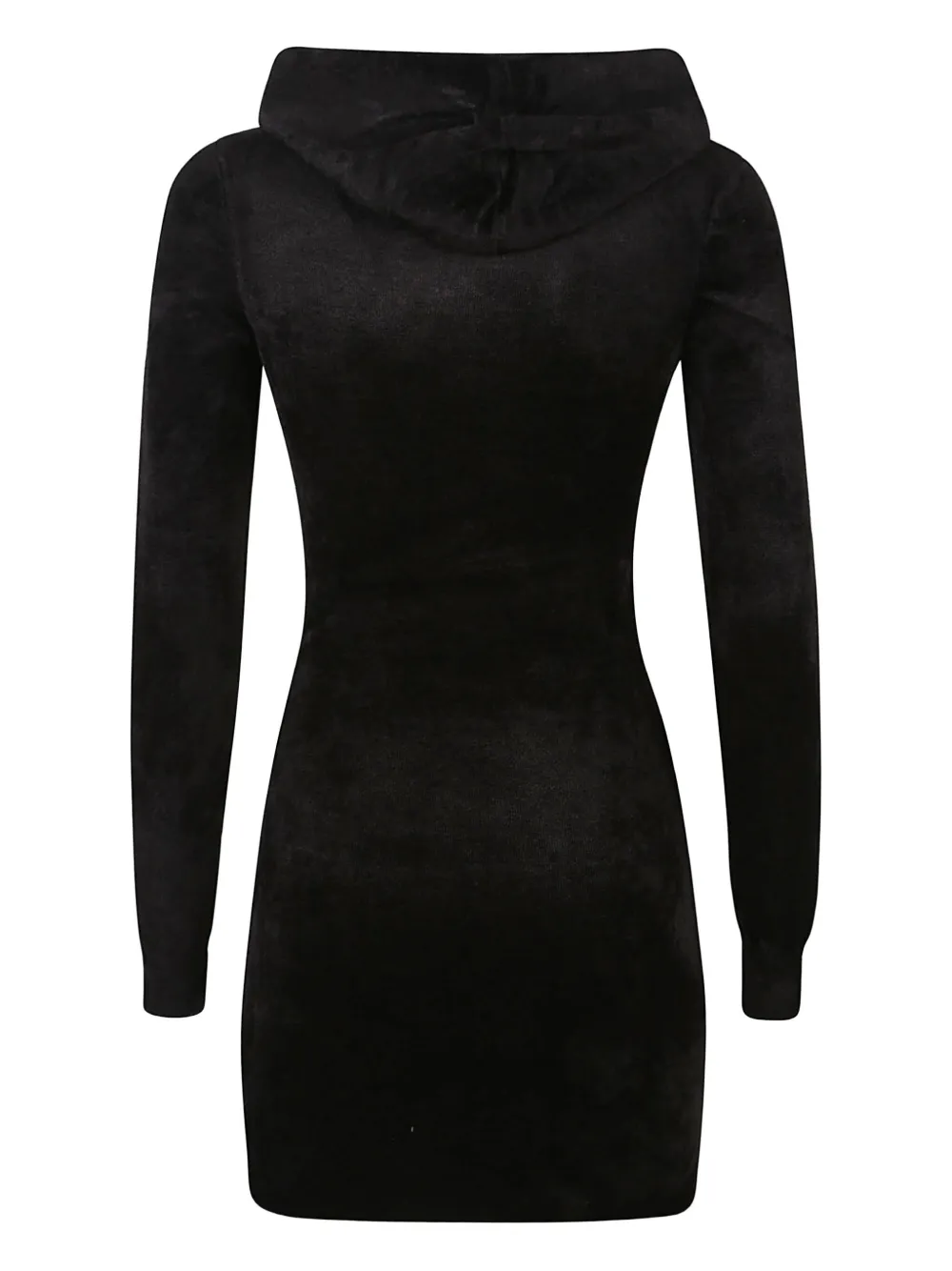 Alexanderwang.t Fluwelen mini-jurk met capuchon - Zwart