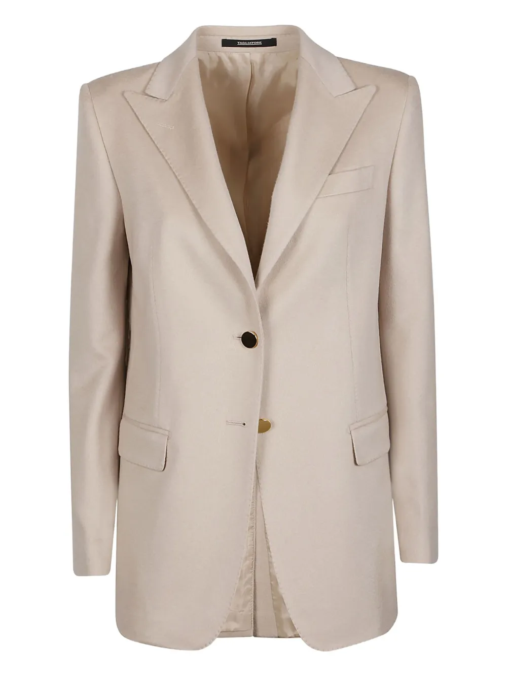 Tagliatore single-breasted cashmere blazer | Neutrals | Image 1