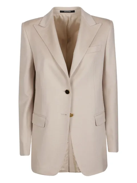 Tagliatore single-breasted cashmere blazer