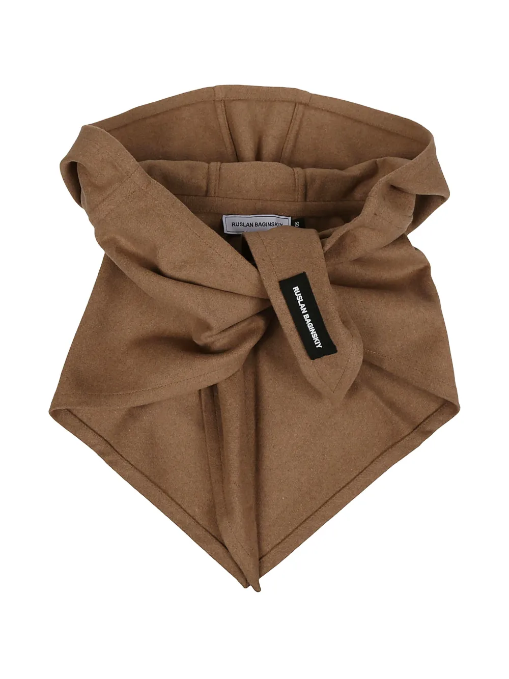 Ruslan Baginskiy wool hood | Brown | Image 1