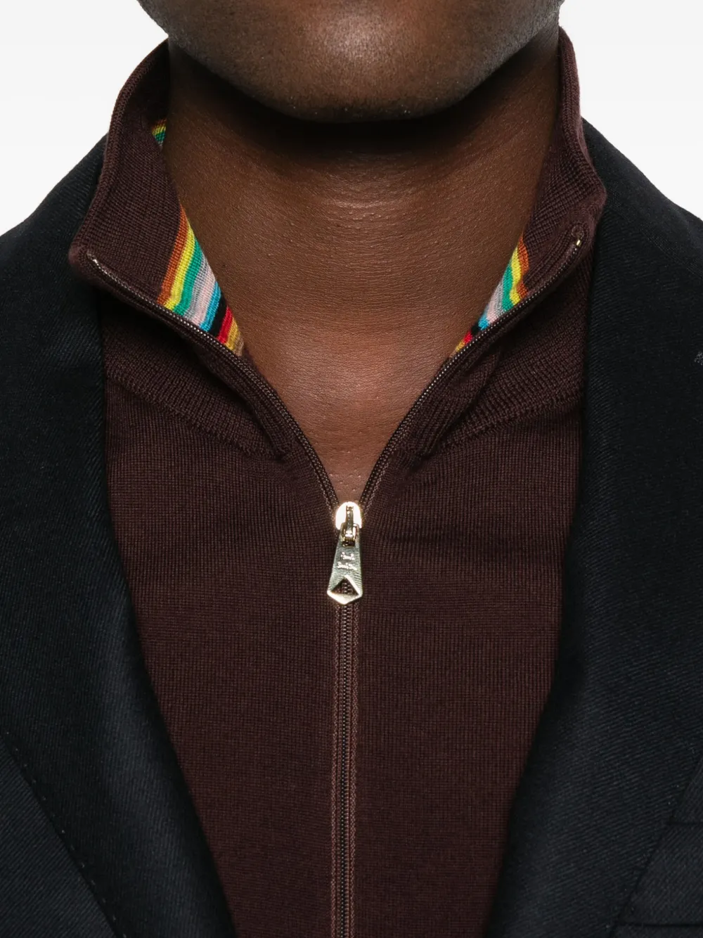 Paul Smith Trui van merinowol met rits Rood