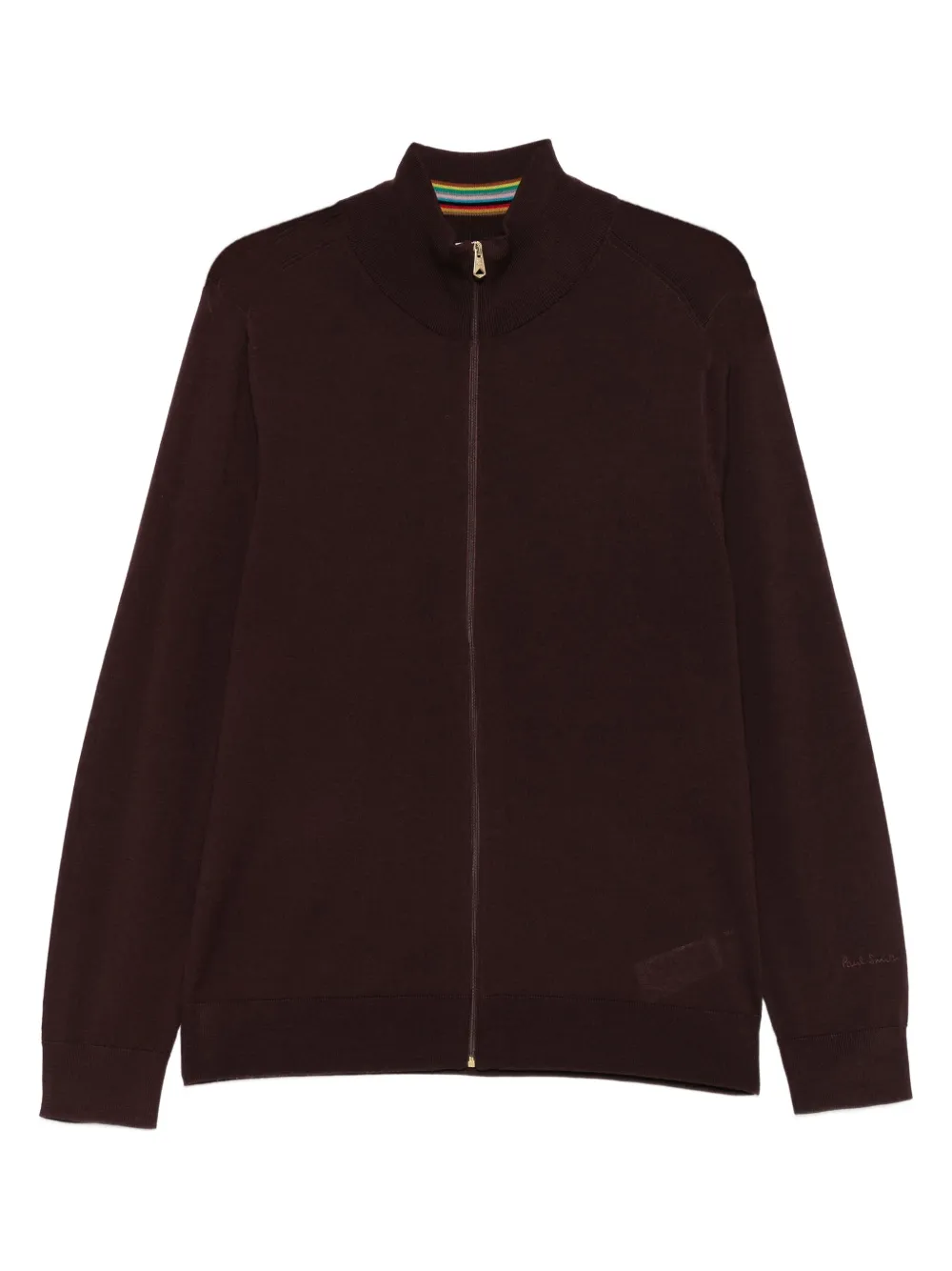 Paul Smith merino wool zip-up sweater | Red | Image 1