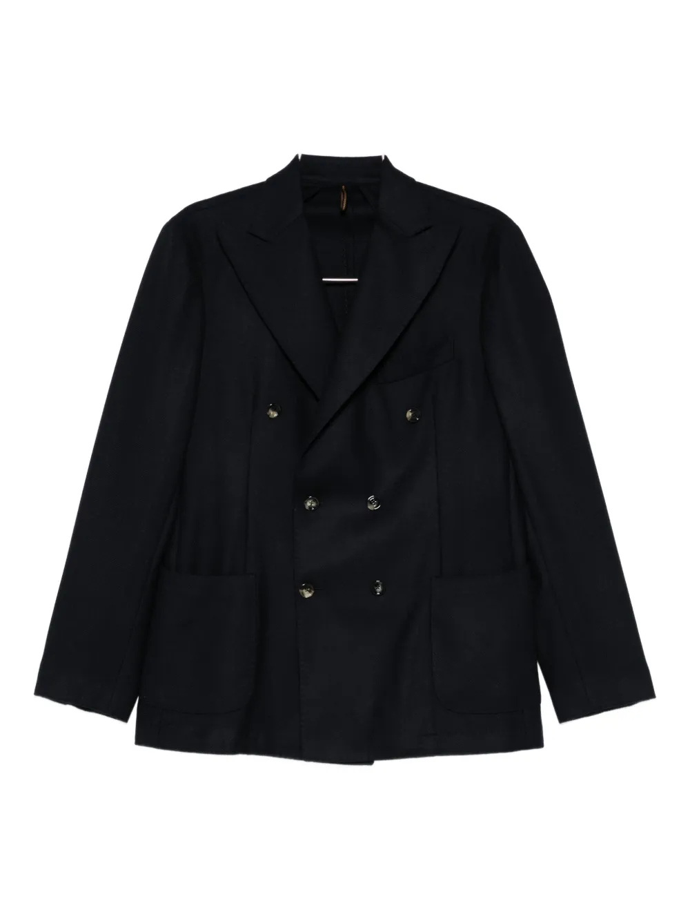 Dell'oglio Double-breasted Blazer In Black