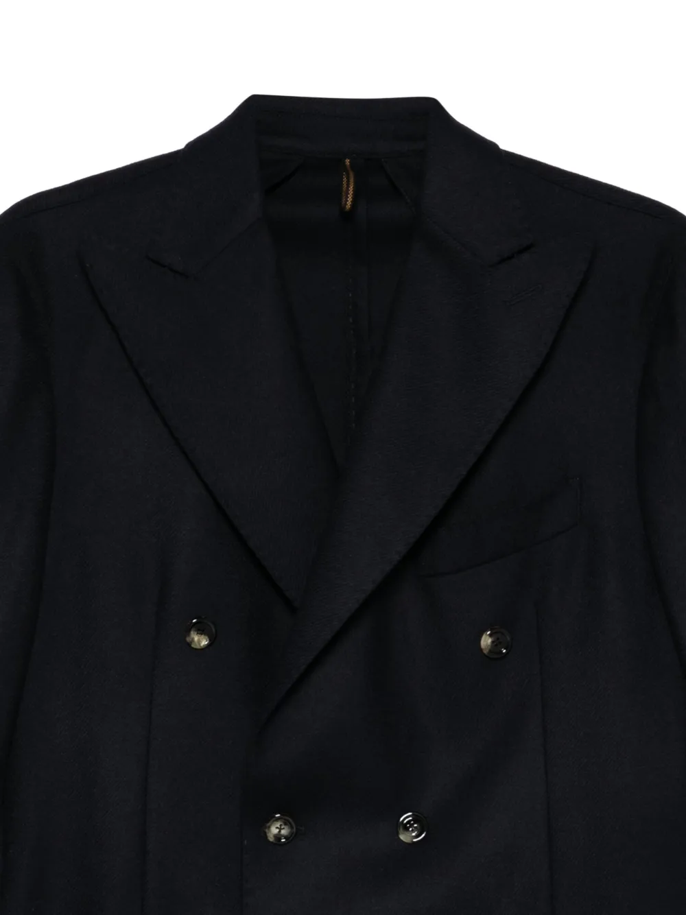 Dell'oglio Blazer met dubbele rij knopen Zwart