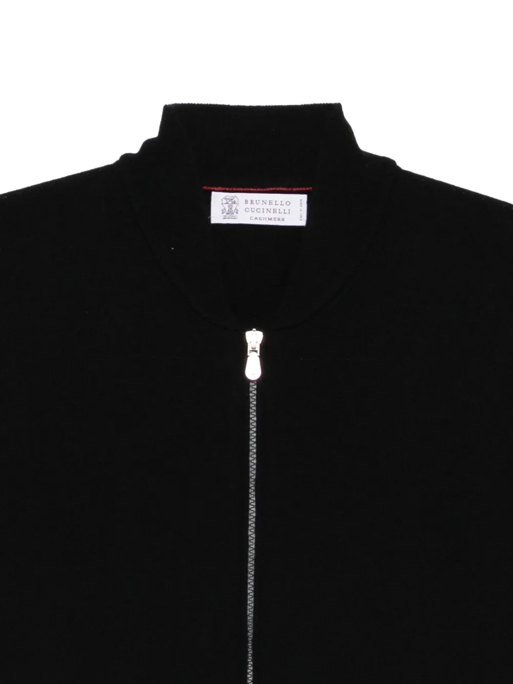 Brunello Cucinelli Vest met rits Zwart