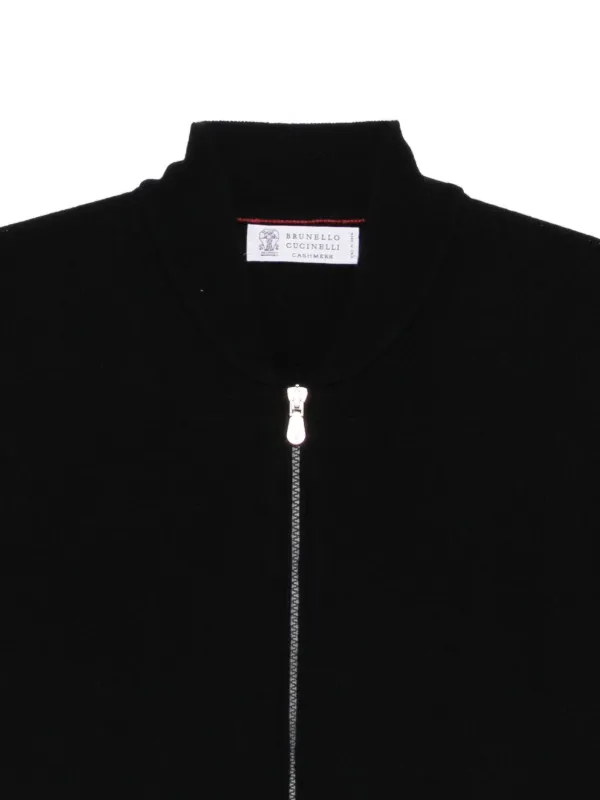 Brunello Cucinelli ジップアップ カーディガン | ブラック | FARFETCH JP