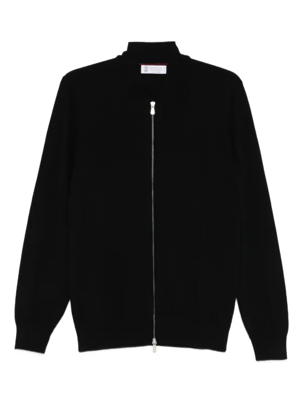 Brunello Cucinelli ジップアップ カーディガン | ブラック | FARFETCH JP