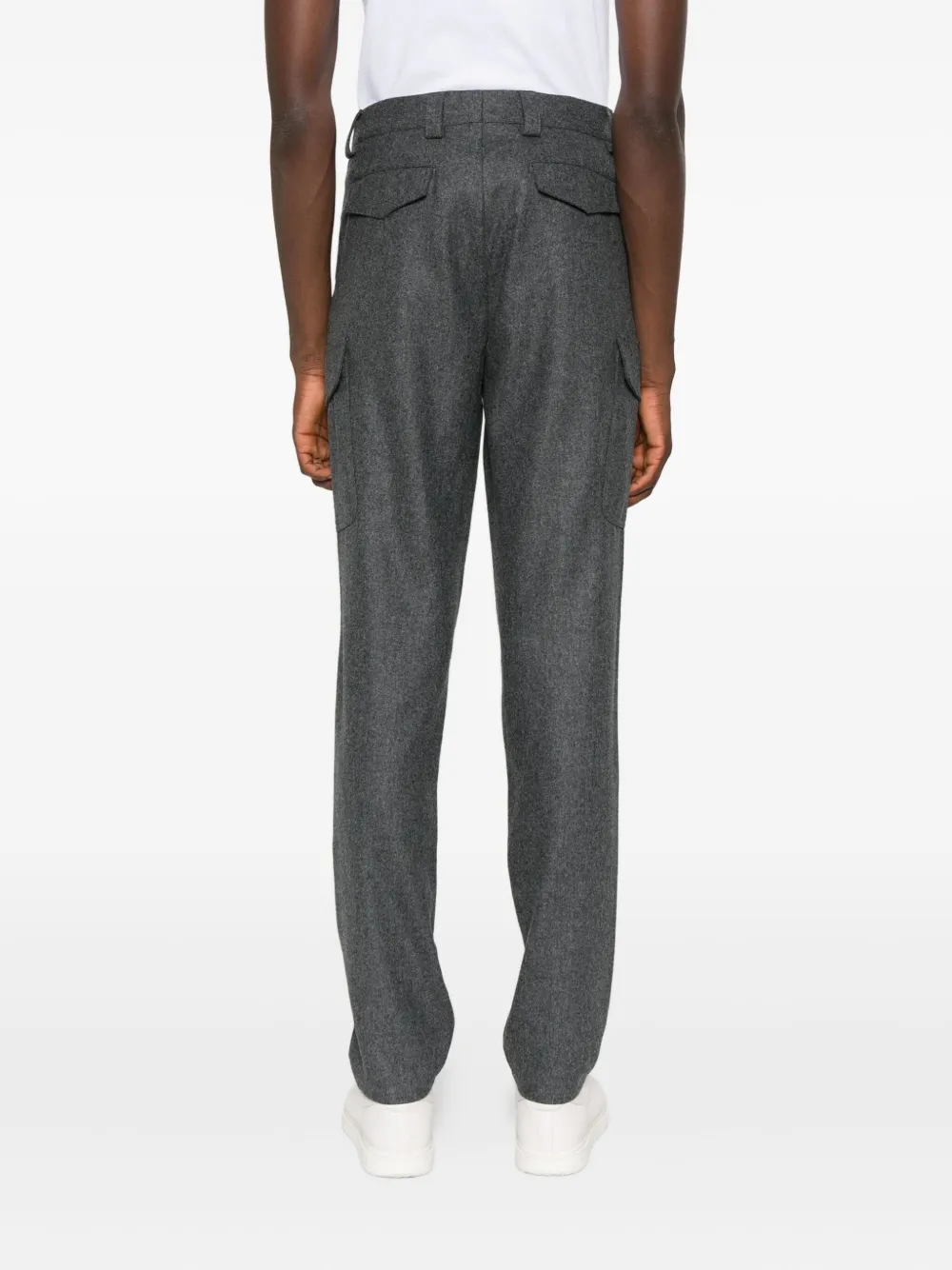 Brunello Cucinelli Broek met cargo zak Grijs