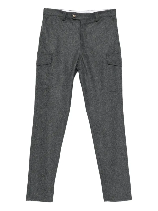 パンツ BRUNELLO CUCINELLI AVIATOR Cargo Pants Brunello Cucinelli cargo-pocket Trousers | Grey | FARFETCH