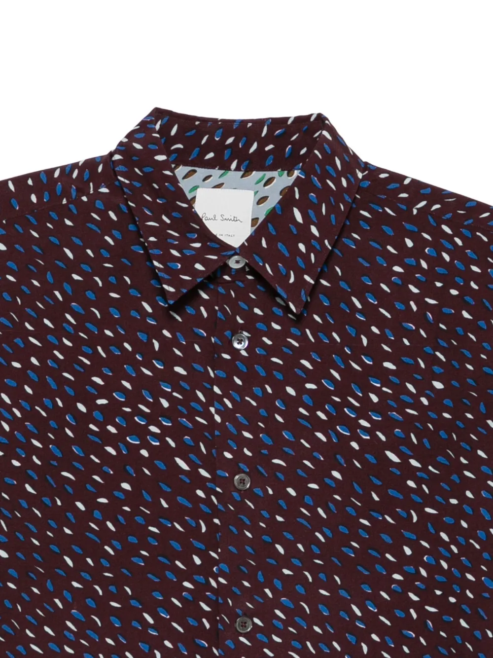 Paul Smith Overhemd met print Rood