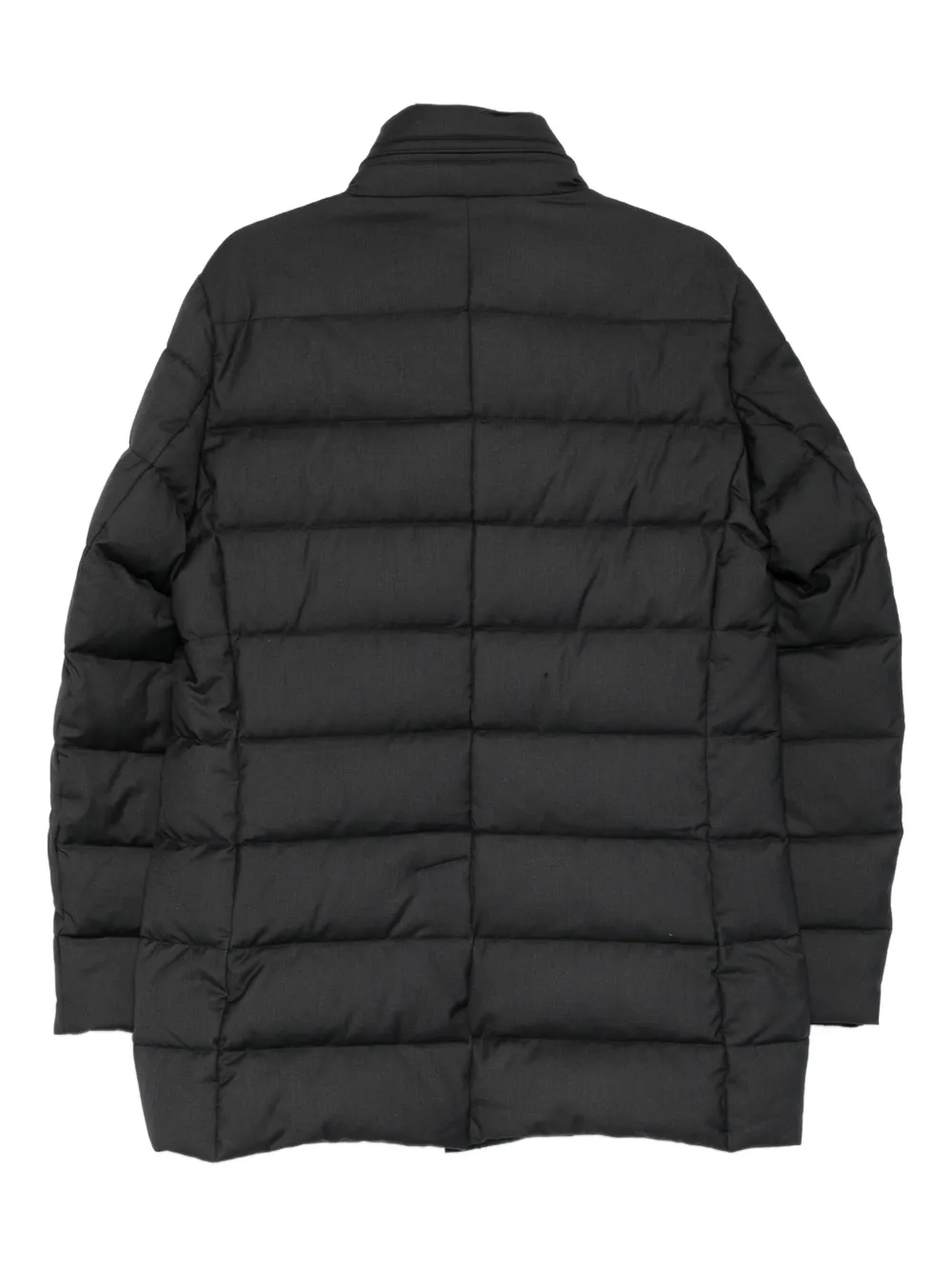 Moorer buttoned padded coat - Grijs