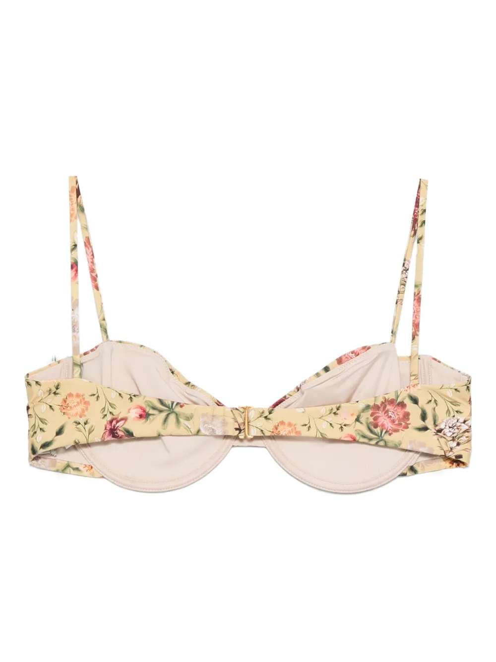 Agua By Agua Bendita Bikinitop met bloemenprint Geel