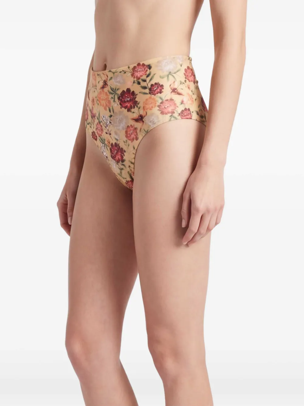 Agua By Agua Bendita Magenta Paramo high waist bikinislip Geel