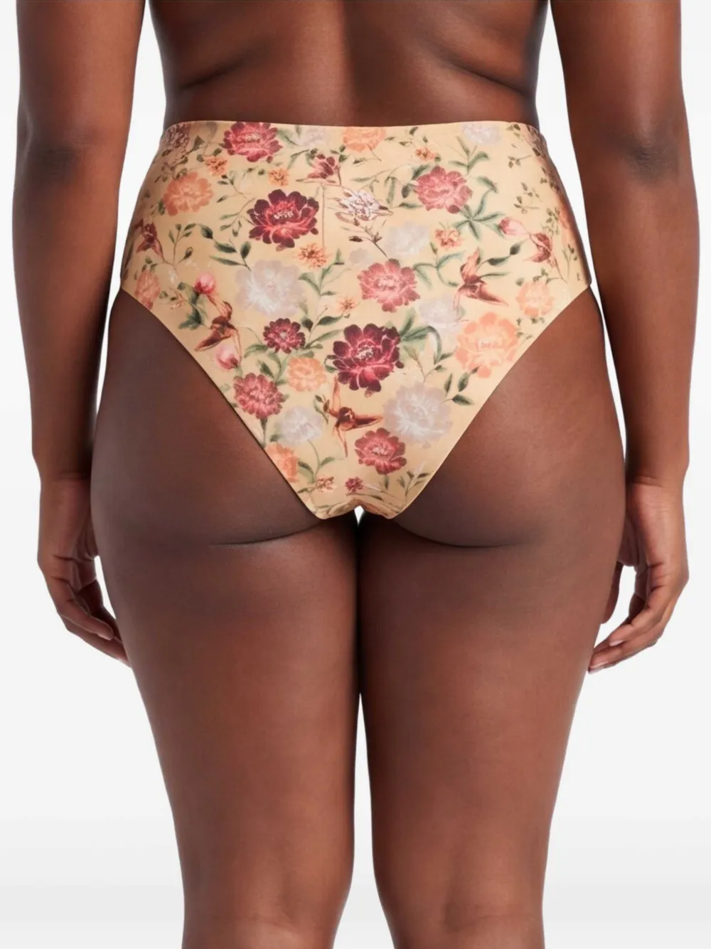 Agua By Agua Bendita Magenta Paramo high waist bikinislip Geel