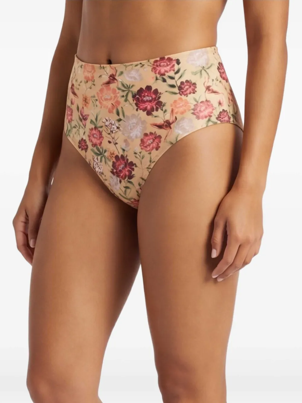 Agua By Agua Bendita Magenta Paramo high waist bikinislip Geel
