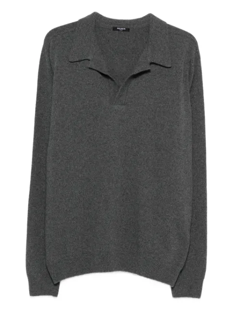 Balmain polo-collar sweater