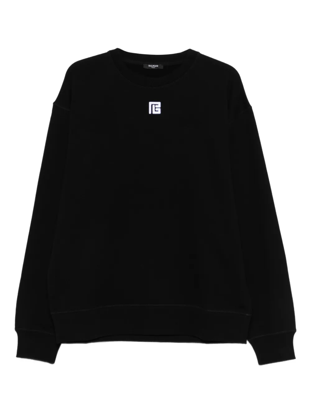Balmain PB-embroidered sweatshirt | Black | Image 1
