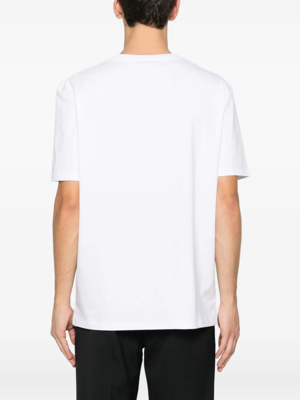 Balmain T-shirt met geborduurd logo Wit