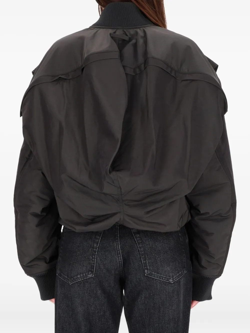 Jean Paul Gaultier Bomberjack met rits Grijs