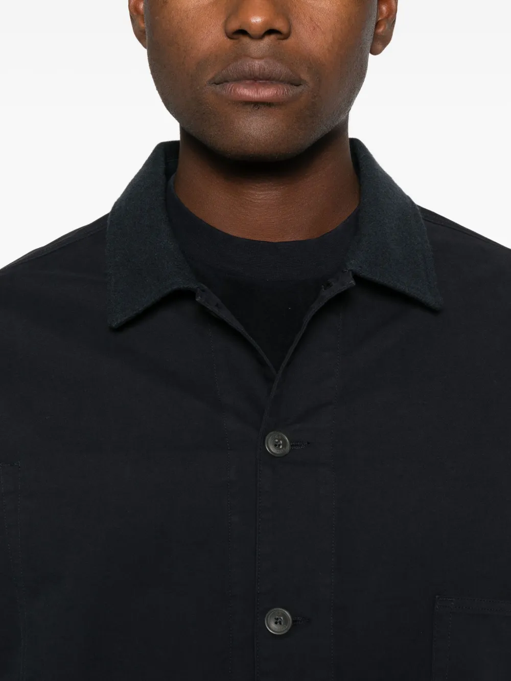 C.P. Company Jack met opgestikte zak en knopen Blauw