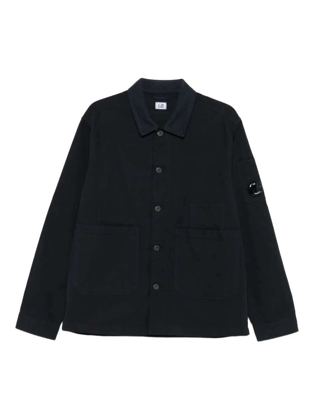 C.P. Company buttoned patch-pocket jacket | Blue | Image 1