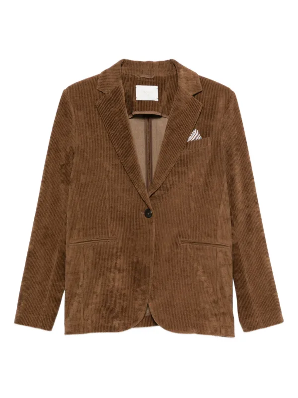 Circolo 1901 Corduroy Blazer | Brown | FARFETCH
