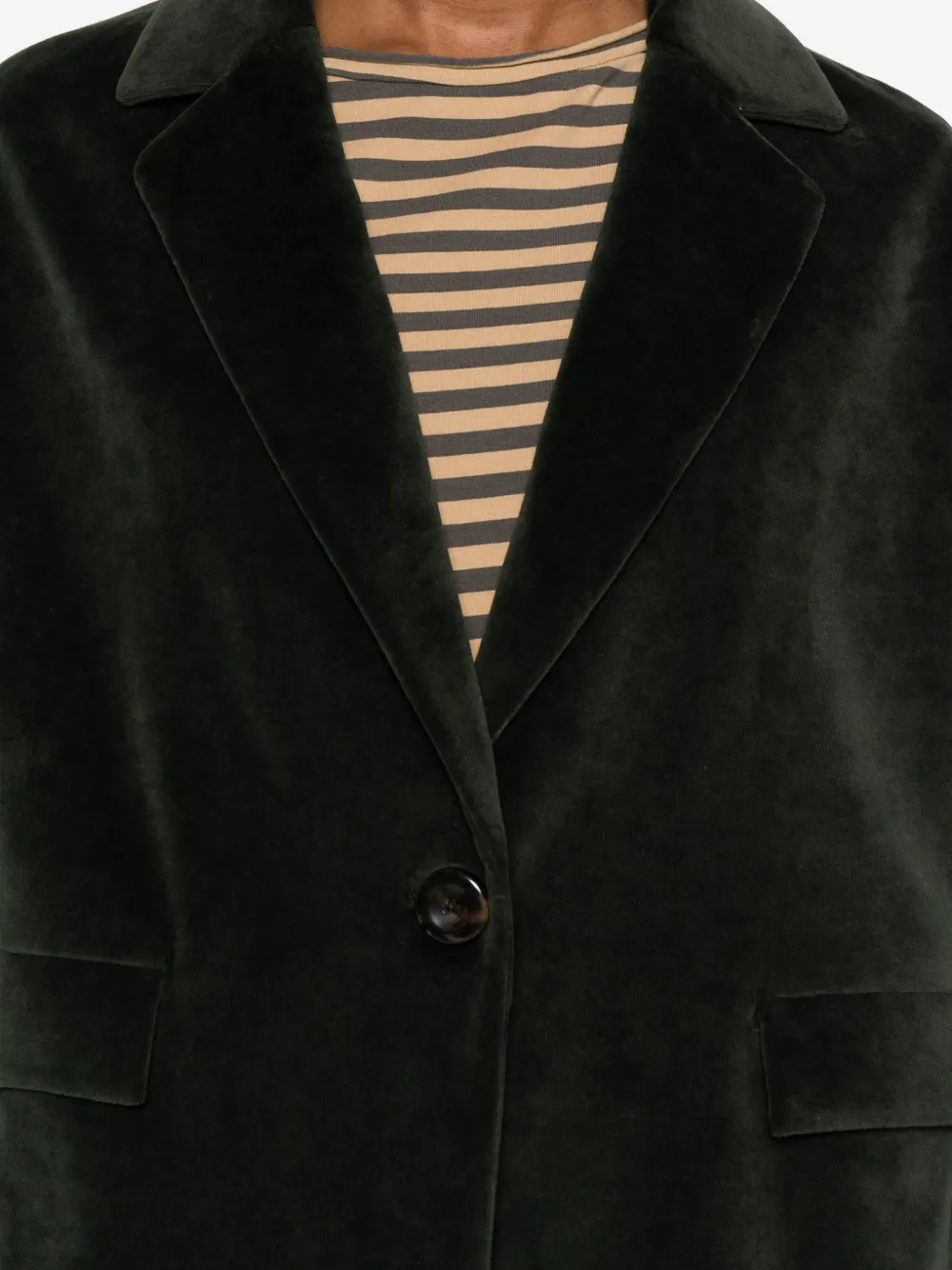 Circolo 1901 Blazer met enkele rij knopen Groen