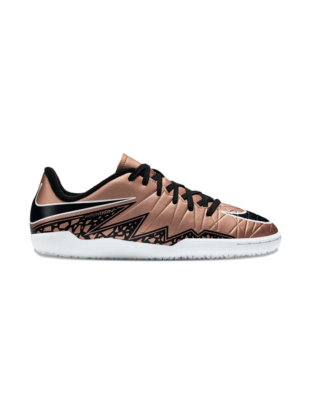 Nike Kids metallic-pattern sneakers Orange
