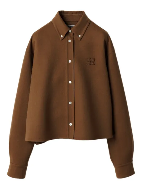 Miu Miu Double cashmere shirt