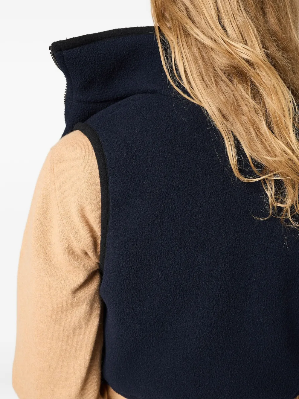 Miu Miu Fleece Top In Blue