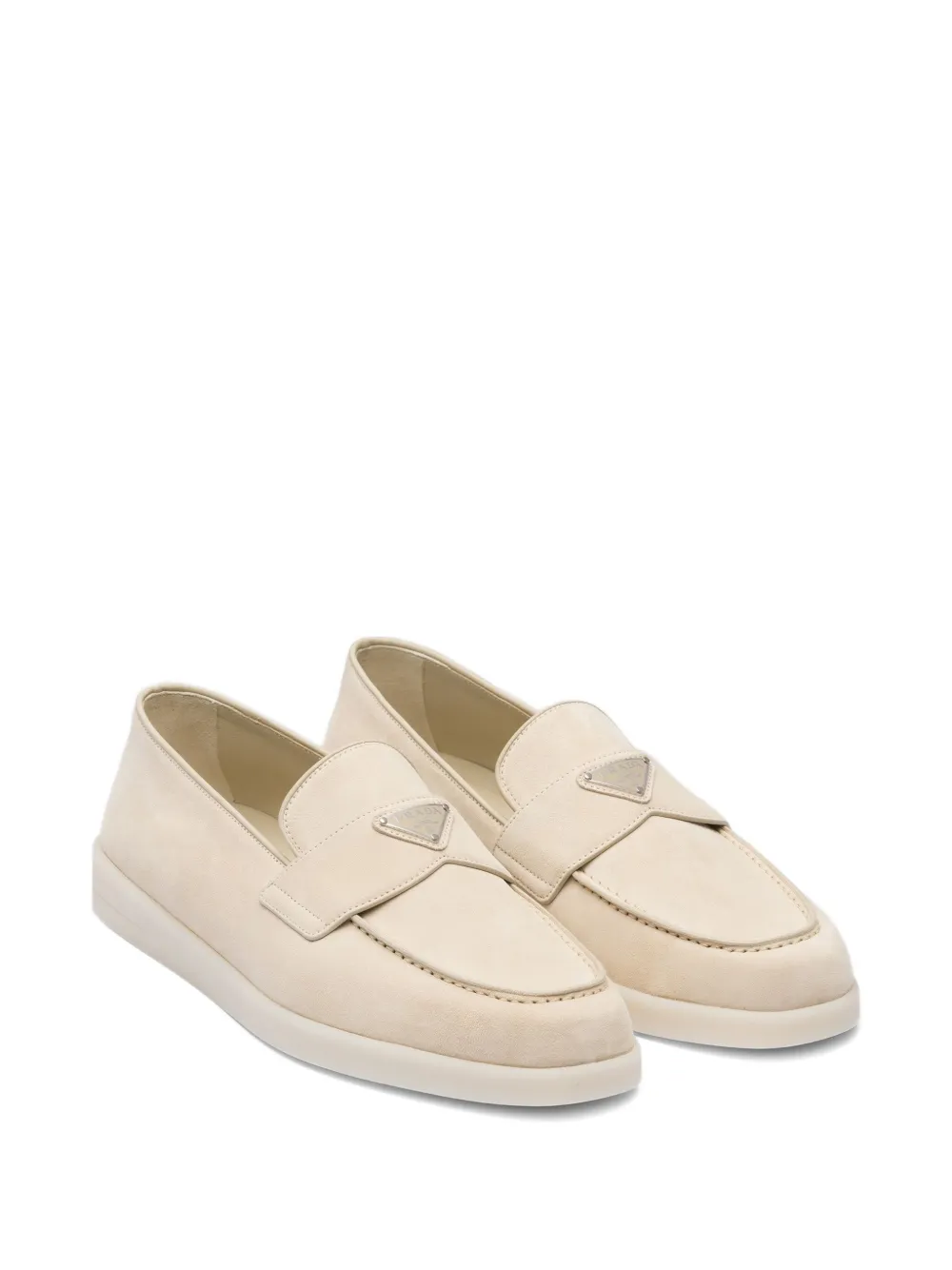 Prada Suede loafers Neutrals