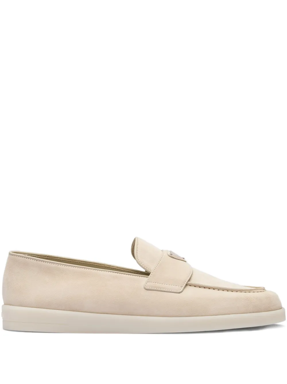 Prada Suede loafers Neutrals
