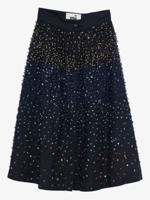 mii sequin-embellished skirt