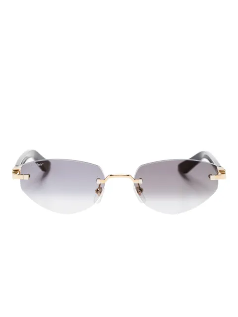 Cartier Eyewear lentes de sol con armazón geométrica