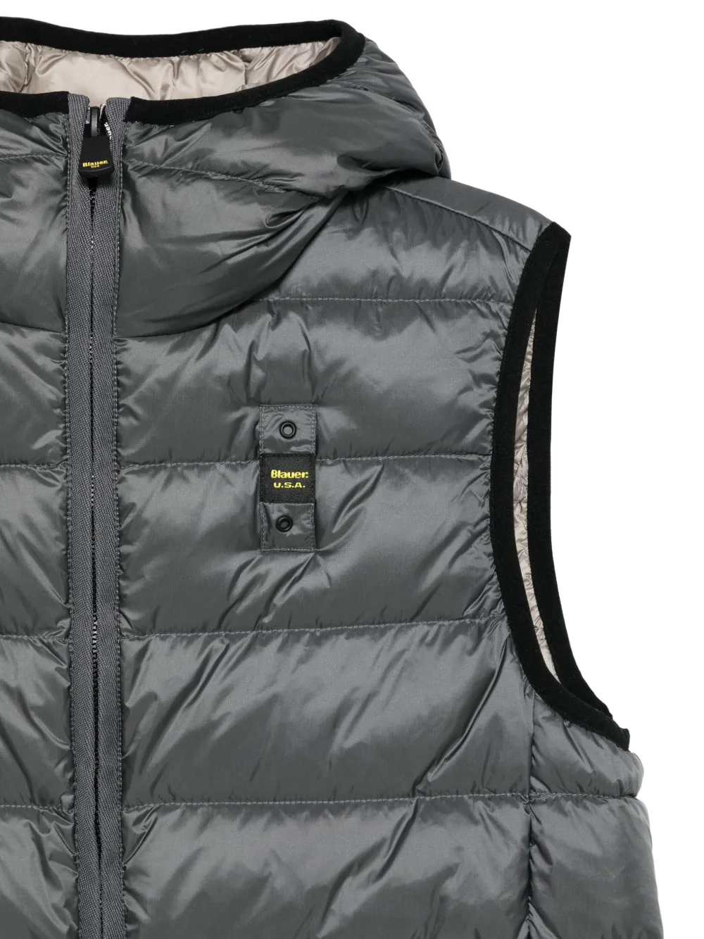 Blauer Arden bodywarmer met capuchon Grijs